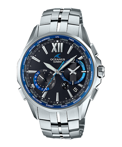 CASIO OCEANUS OCW-S3400-1AJF MANTA Titanium Sapphire Crystal Radio Solar Watch