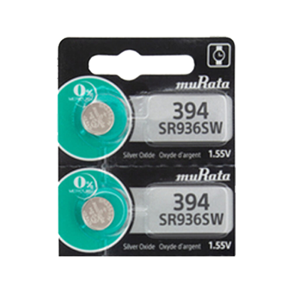 4 Murata Replaces Sony 394 SR936SW 380 LR936 LR45 Silver Ox 1.55V Watch Battery