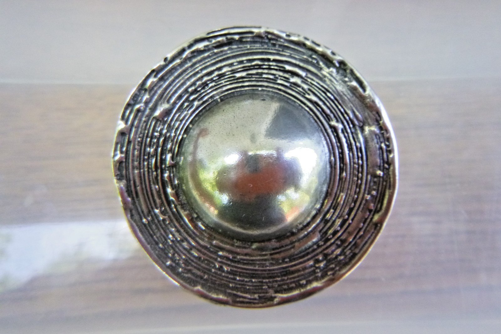 Vintage Studio Mid Century Modern Sterling Handmade Space Galaxy Pin Pendant