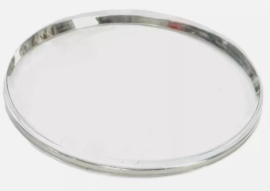29.5mm Acrylic Watch Crystal with Chromed Tension Ring for OMEGA Watches