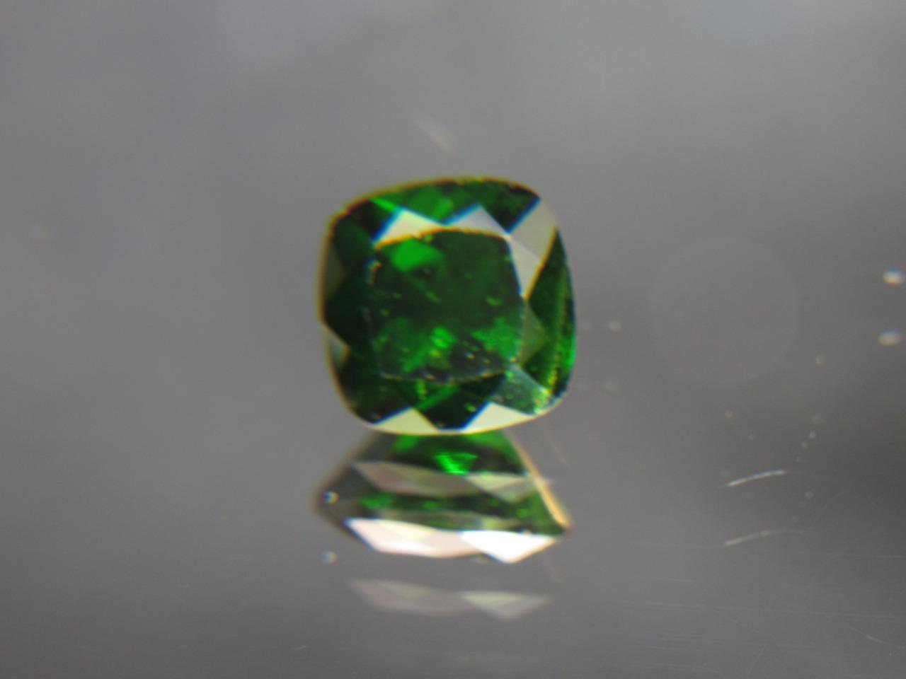 3.45CT STUNNING UNTREATED NATURAL DARK YELLOWISH GREEN RUSSIAN CHROME DIOPSIDE