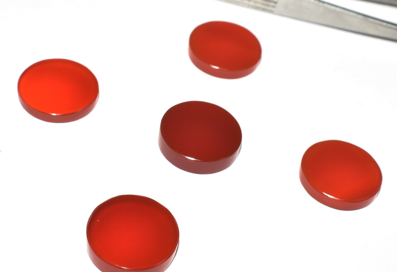 Red Onyx Flat , red Onyx Round Shape Coin,red Onyx 3mm to 25mm Gemstone Loose