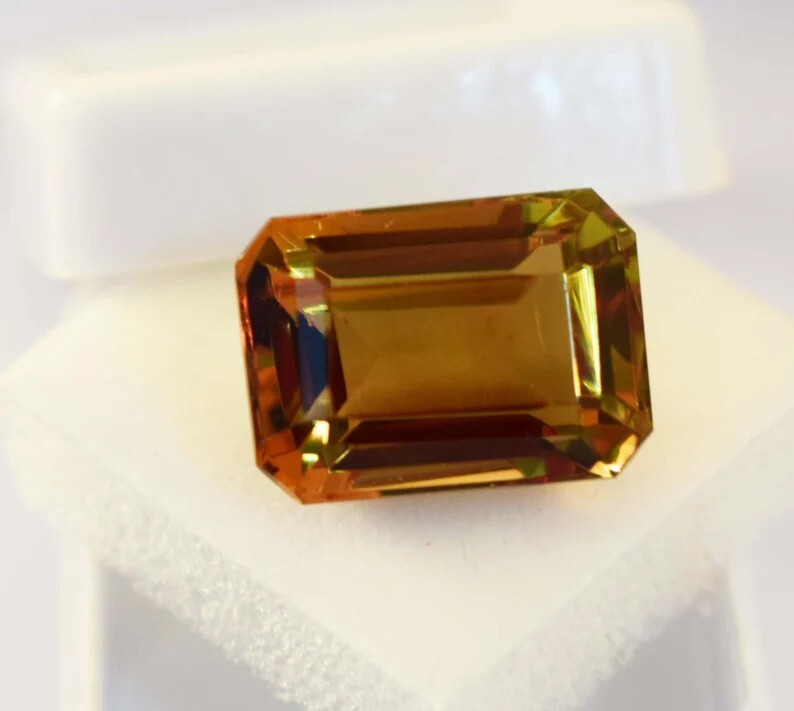 10 to 12 CT Emerald Cut Loose Gemstone Color Changing Natural Alexandrite