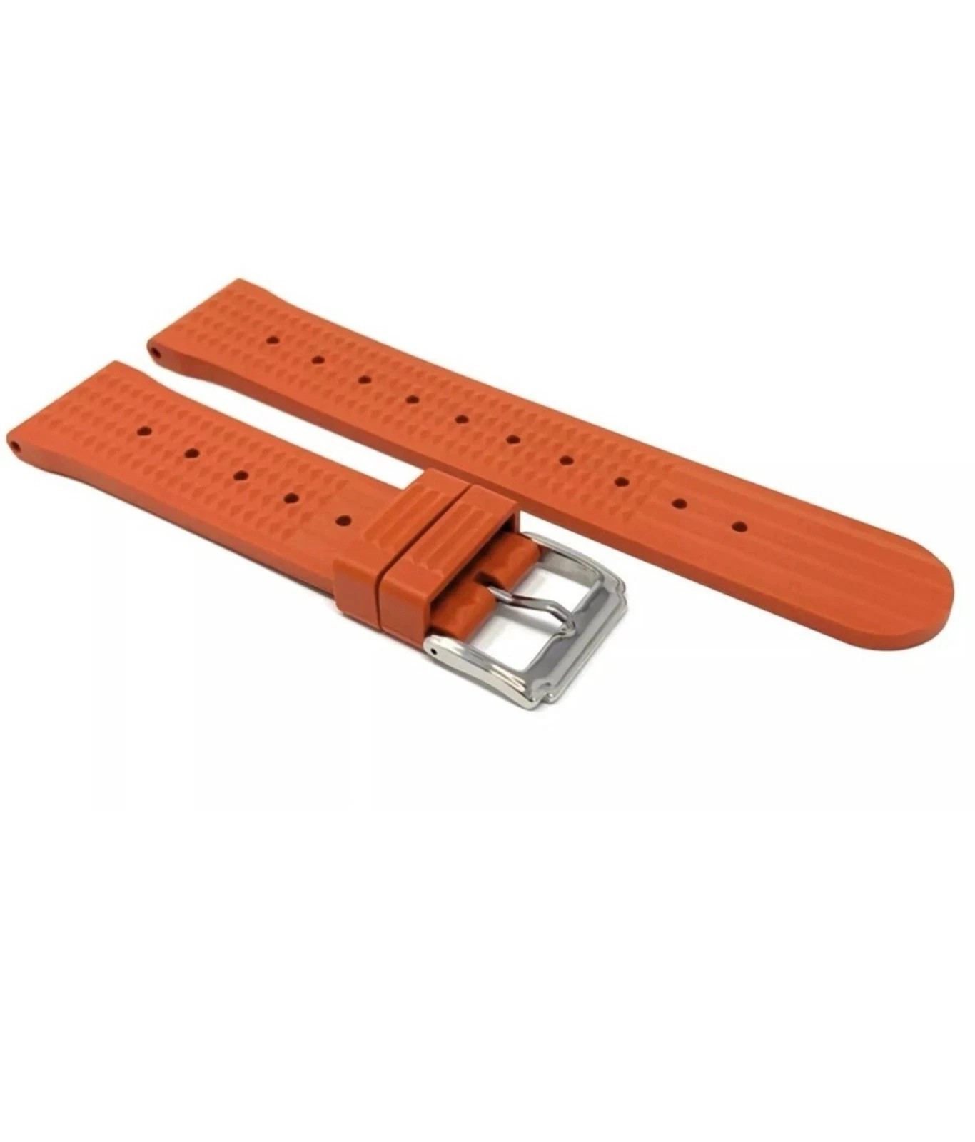 ✅Bands Retro Vintage Waffle Style Rubber Watch Band Size 20mm
