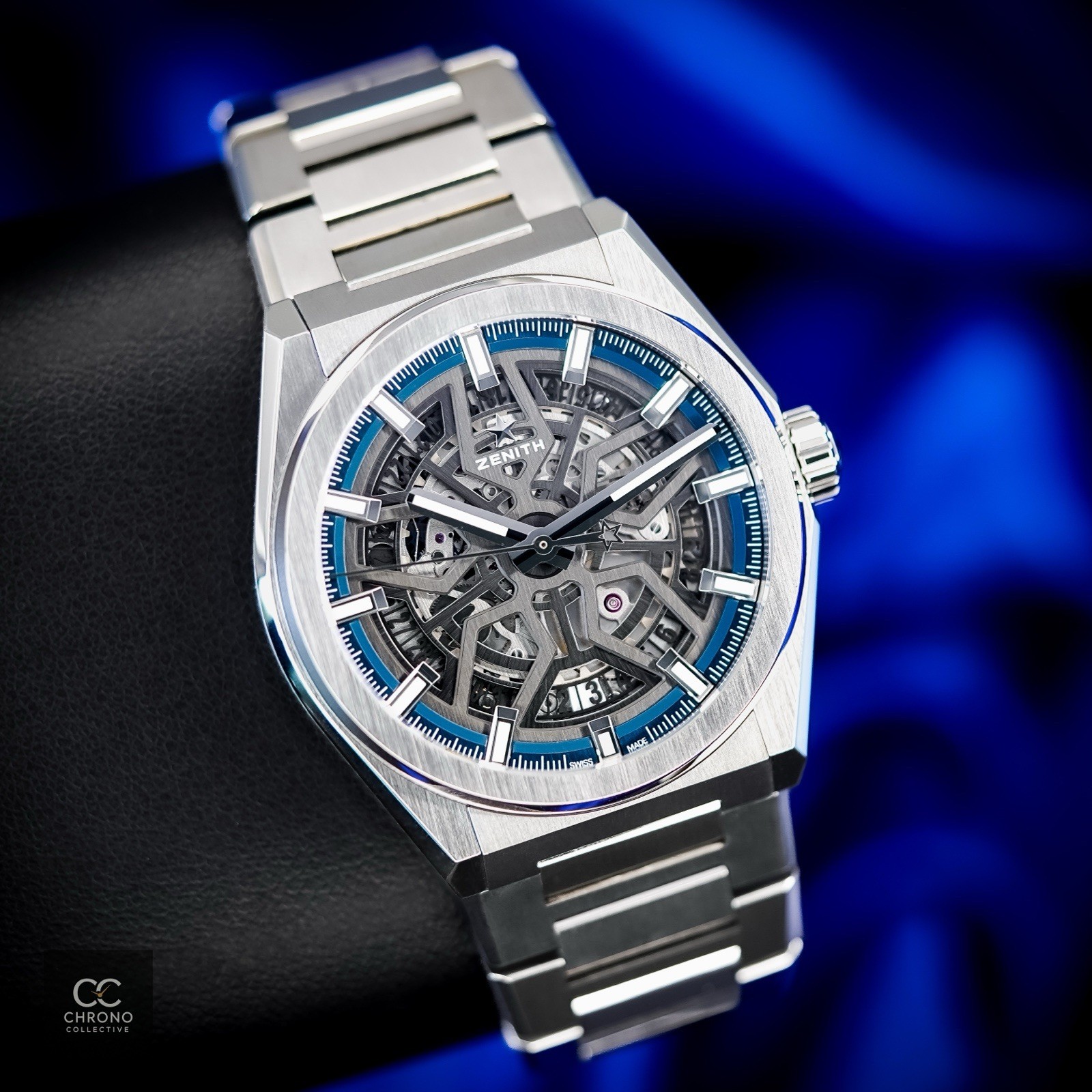 Zenith Defy Skeleton 95.9000.670/78.M9000 41mm Titanium Skeleton Dial Full Set