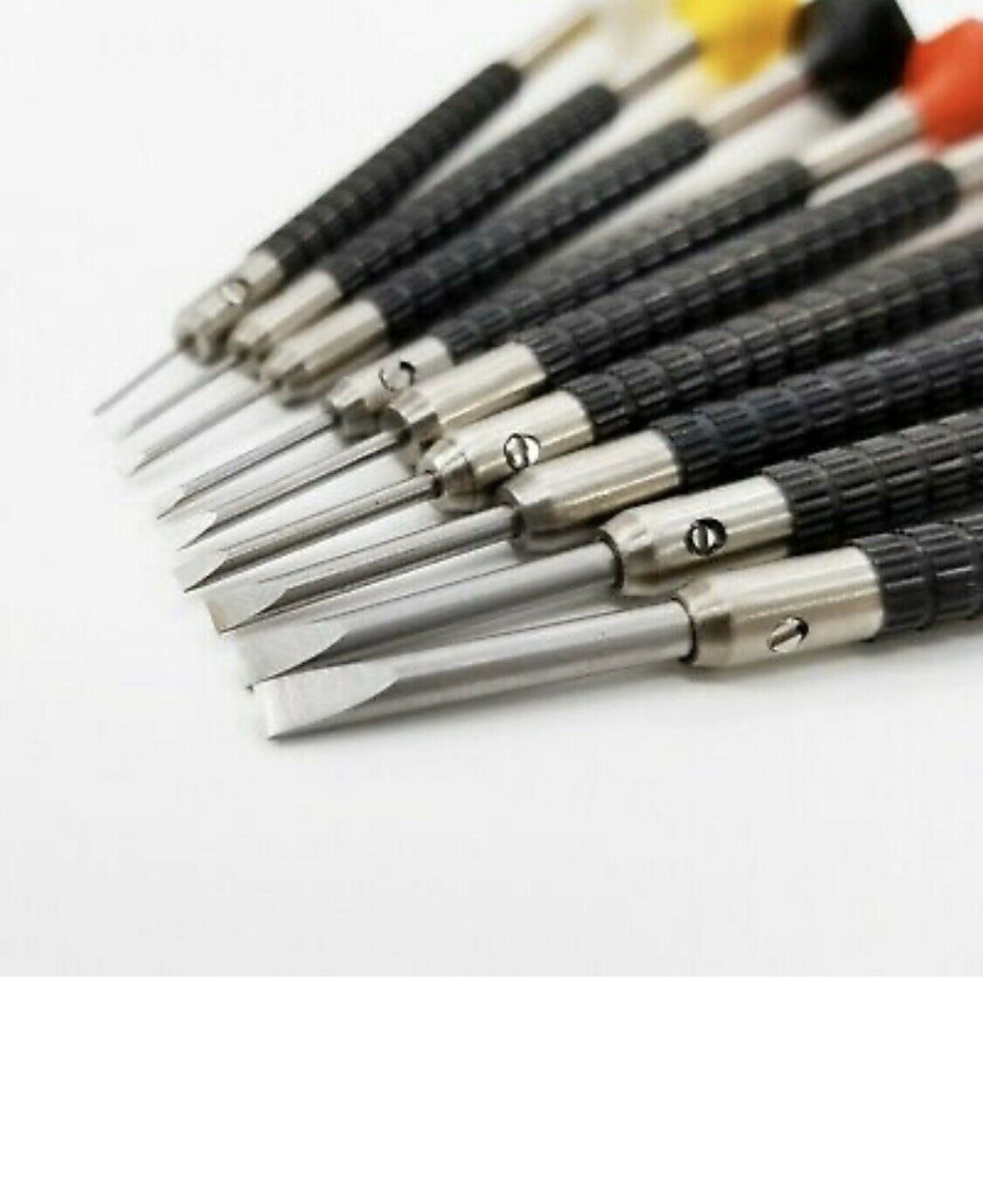 TIMELAB Watch Jewelry Repair Tools Precision Screwdriver FLAT HEAD Blade 9PCS