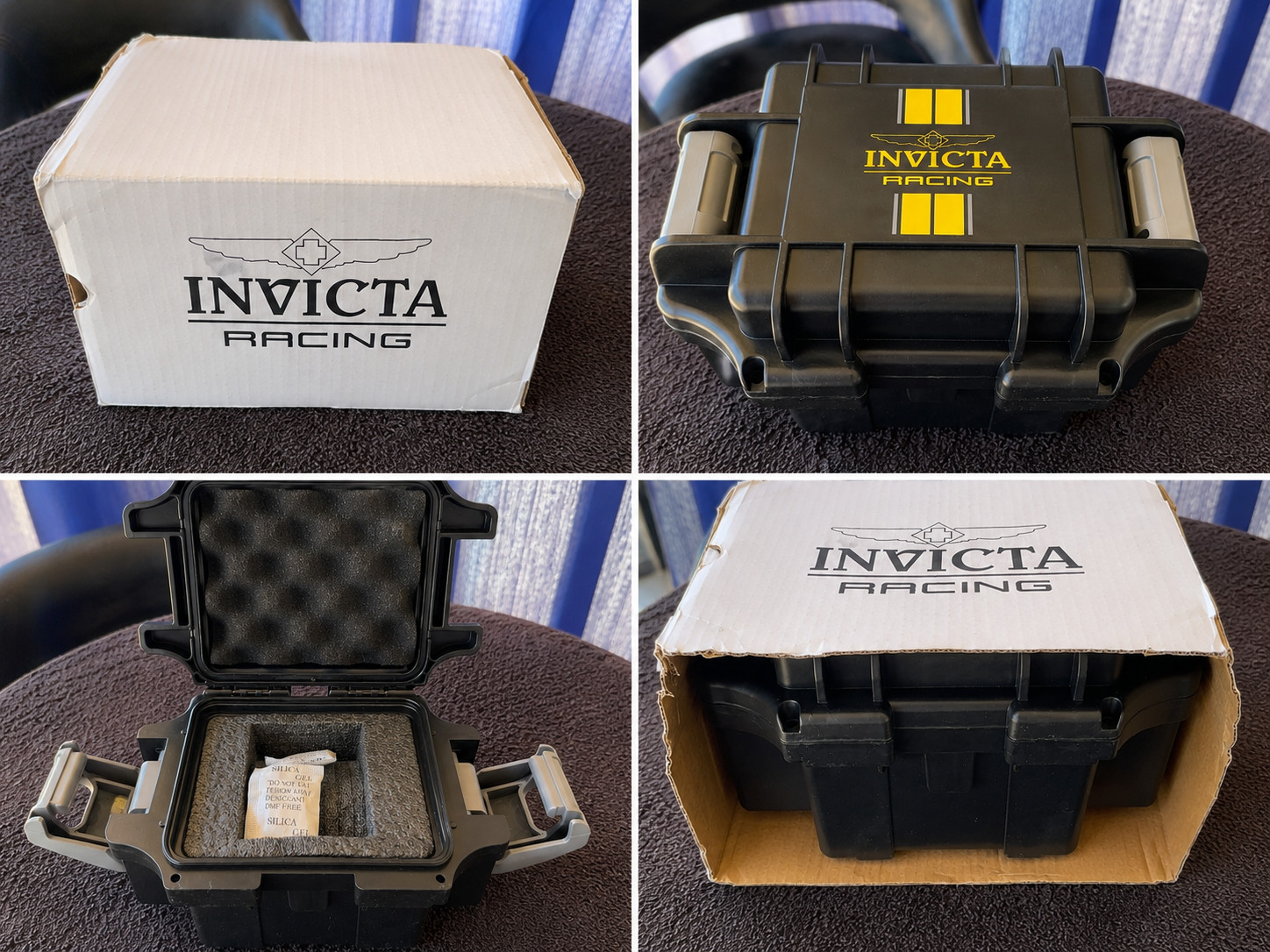 Invicta Racing Watch Storage Display Case Box w/ Foam Insert & Outer Sleeve