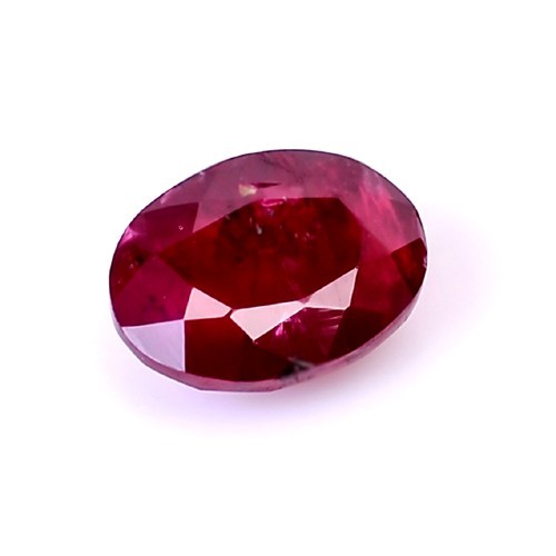1.06 Cts Natural Wine Purple Oval Cut Un-Heated IGI Certified Mozambique Ruby