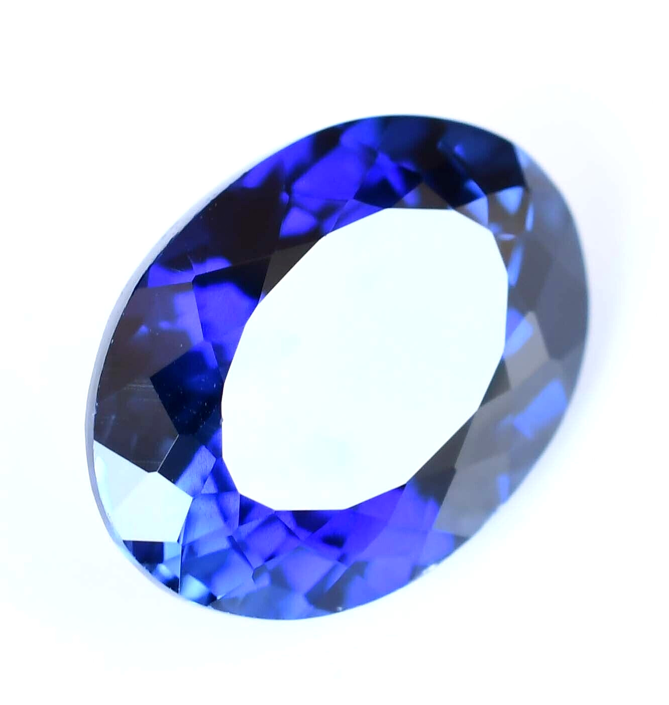 Natural Blue Ceylon Sapphire 8.50 Ct Oval Certified Flawless Loose Gemstone