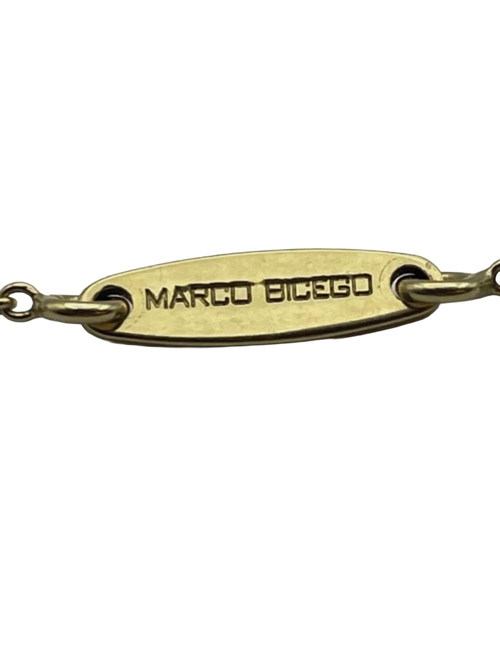 Marco Bicego, 18k Yellow Gold Necklace, Aquamarine + Citrine, 20.5 in, Italy