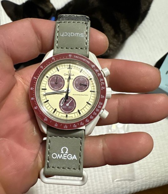 OMEGA x Swatch Mission to Pluto Watch 🪐 MoonSwatch Watch Unisex Watch with Box