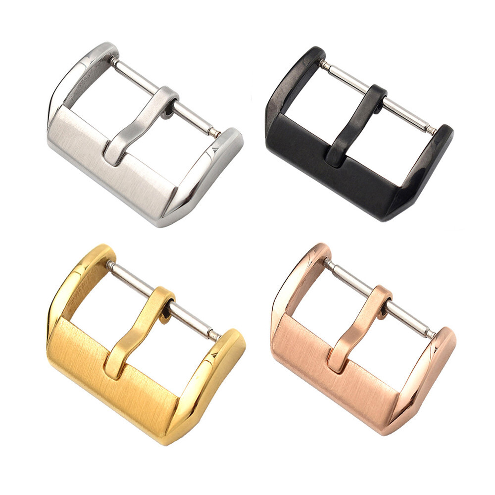 304L Stainless Steel Tang Buckle for Watch Strap Band 10 12 14 16 18 20 22 24 MM