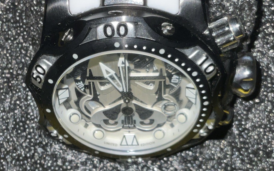 Invicta Star Wars Stormtrooper Men’s 52mm Limited Ed Swiss Chrono Watch 35360