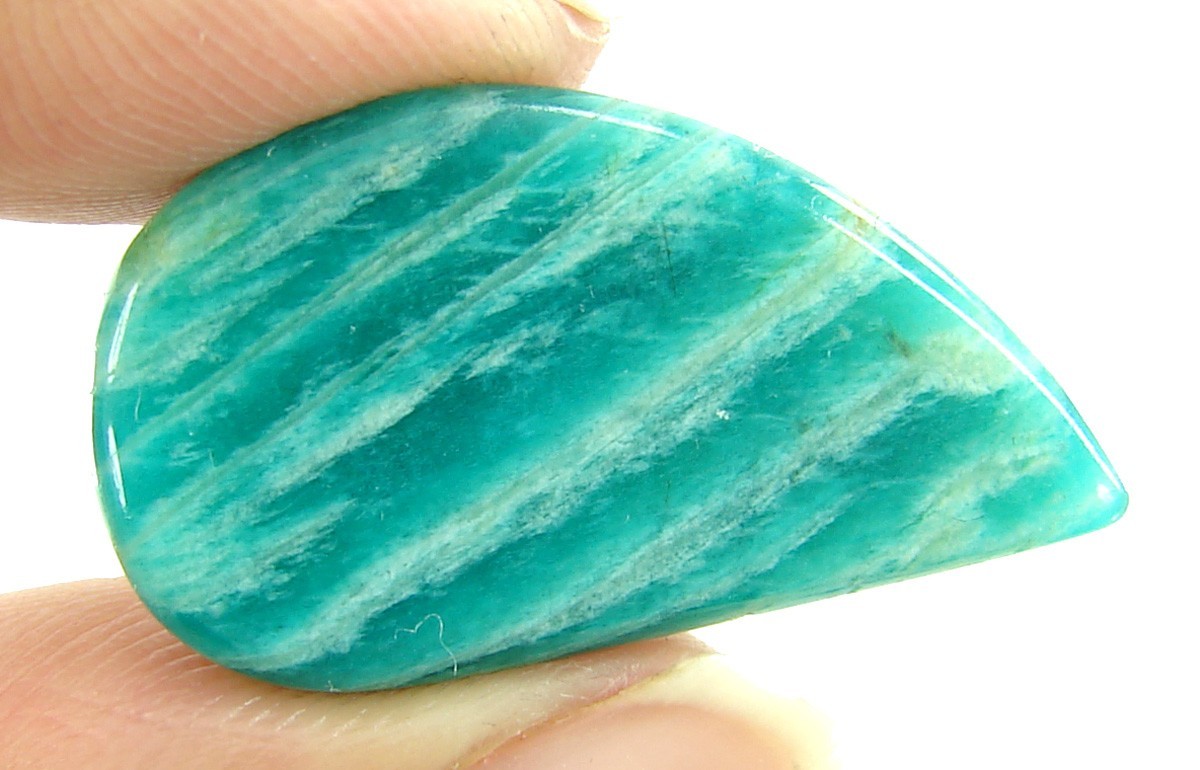 20.70 Ct Natural African Amazonite Loose Gemstone Cabochon Wire Wrap Stone-2465