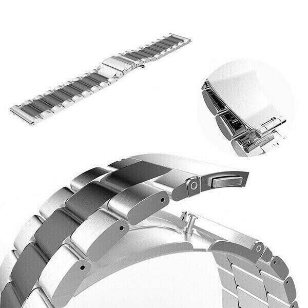 For Samsung Galaxy Watch 5 40/44mm/5 Pro 45mm 4 Classic 42/46mm Metal Band Strap