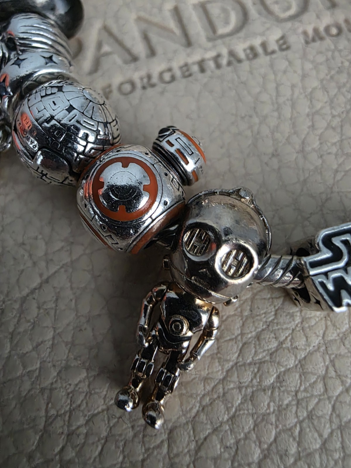 Pandora Starwars Bracelet Plus 14 Pandora Starwars Charms size 20cm