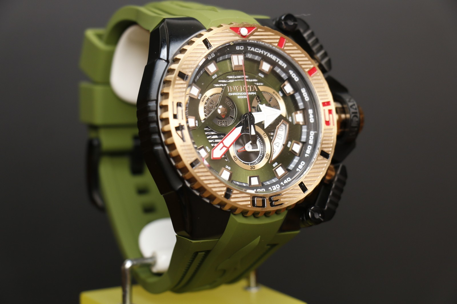 Invicta Sea Hunter full size Men’s Watch 57/69mm Green tone 49629