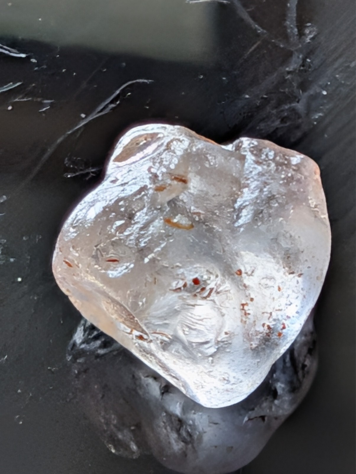 USA seller 6.28 Cut to IF SRI LANKA White Sapphire facet rough gemstone