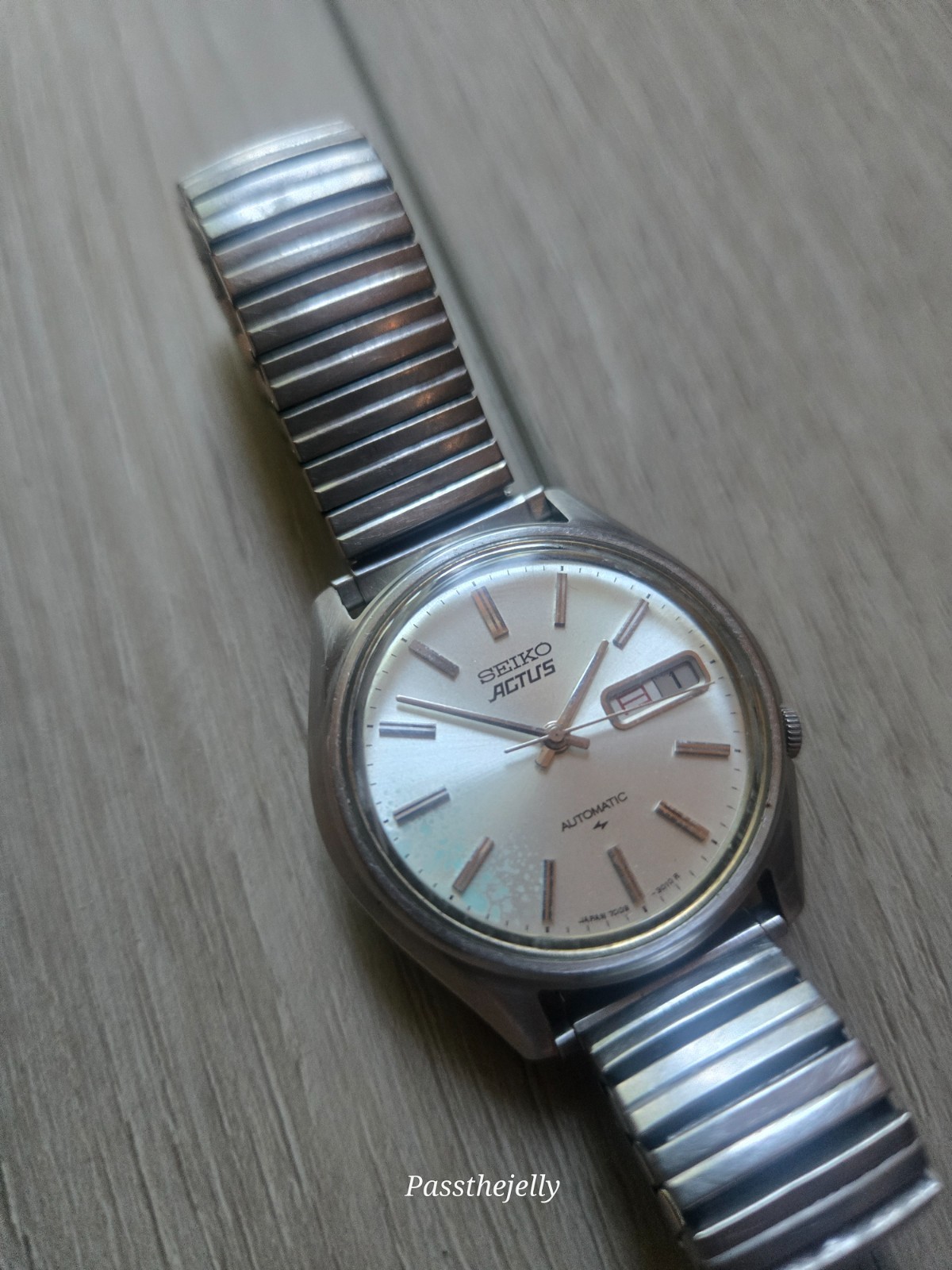 Vintage Seiko Actus 7009-3010 Automatic Day Date JDM Japan Mens Watch