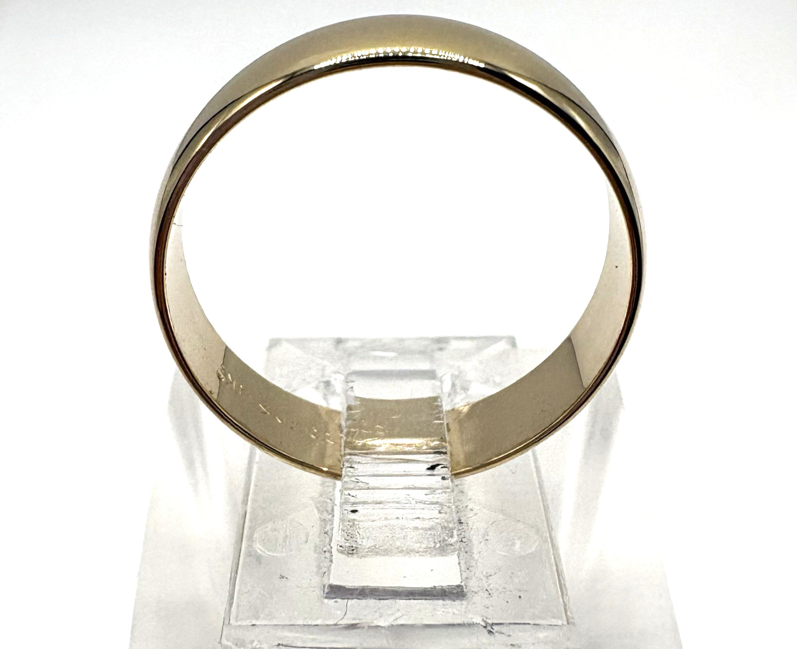 estate 14k yellow gold 5mm wedding band 3.5g sz8.75 $799 #151 (24-hour shipping)
