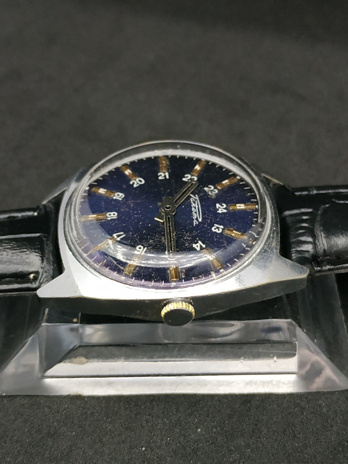 Men’s Dress Casual Vintage USSR Watch Raketa Mechanical 2609.HA Retro Soviet ☭