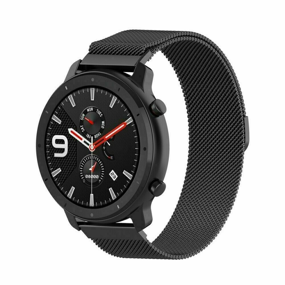 Milanese Loop Bracelet For Amazfit GTR 42mm 47mm Quick-Fit Watch Band Strap