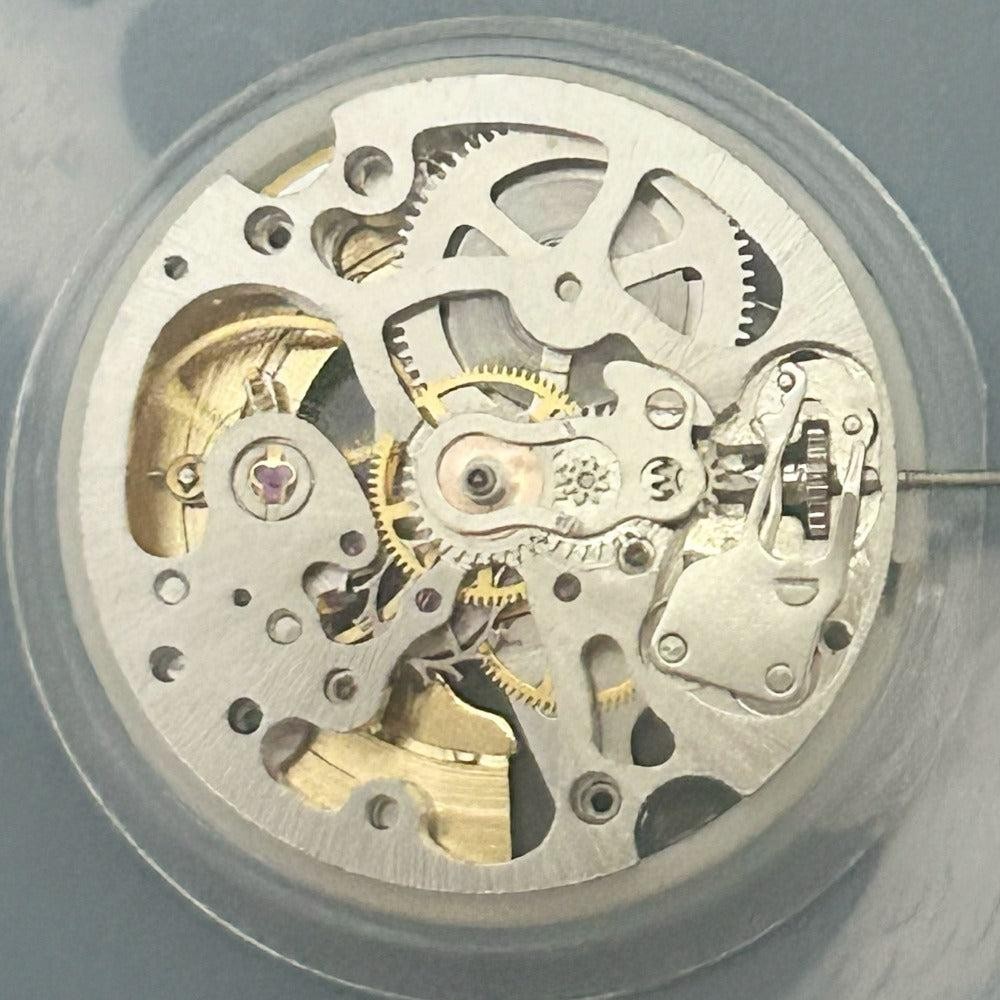 China Made Golden Rotor Hollow 7120 Mechanical Movement Watch Repair Part