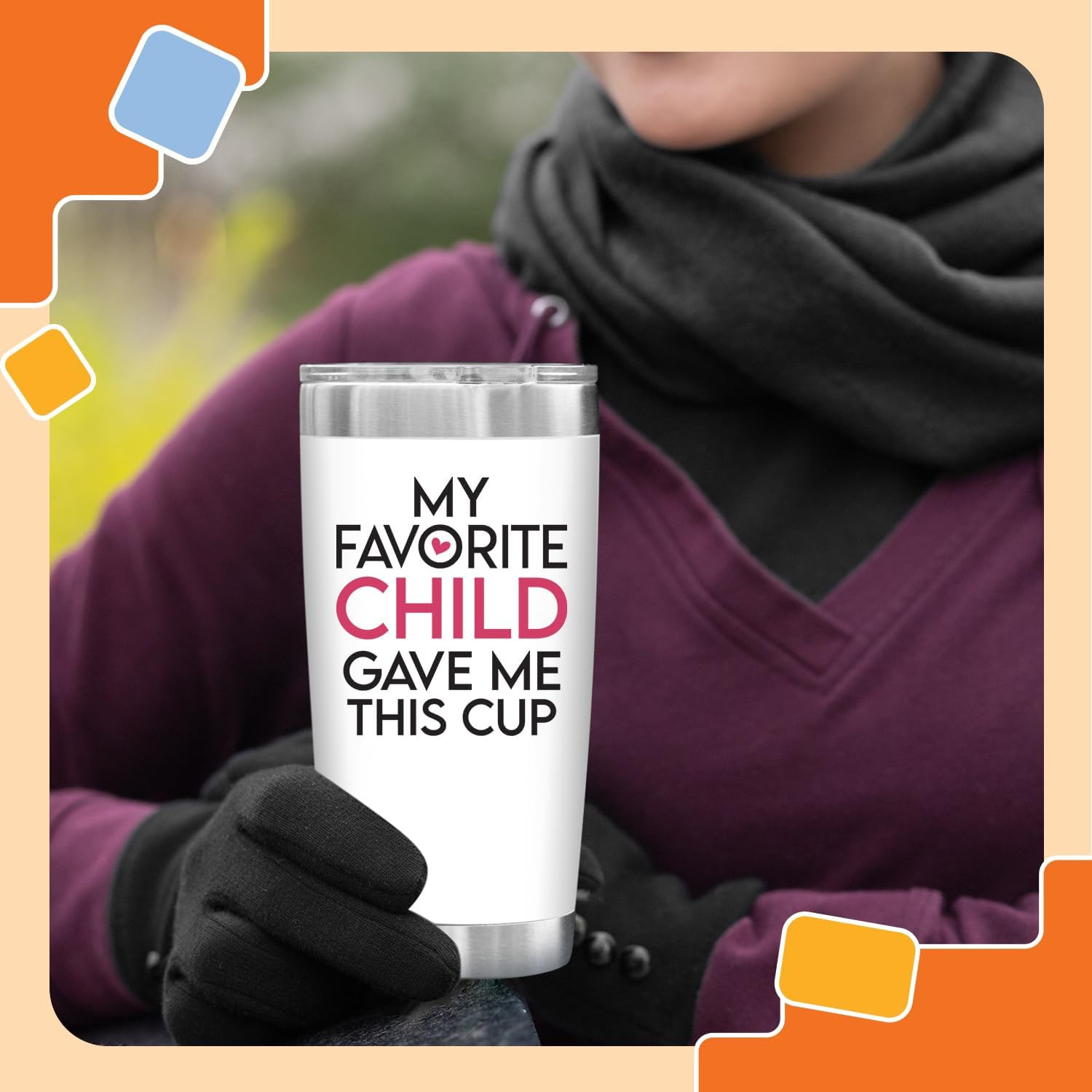 Mothers Day Gifts for Mom, Wife – Unique 20 Oz Tumbler