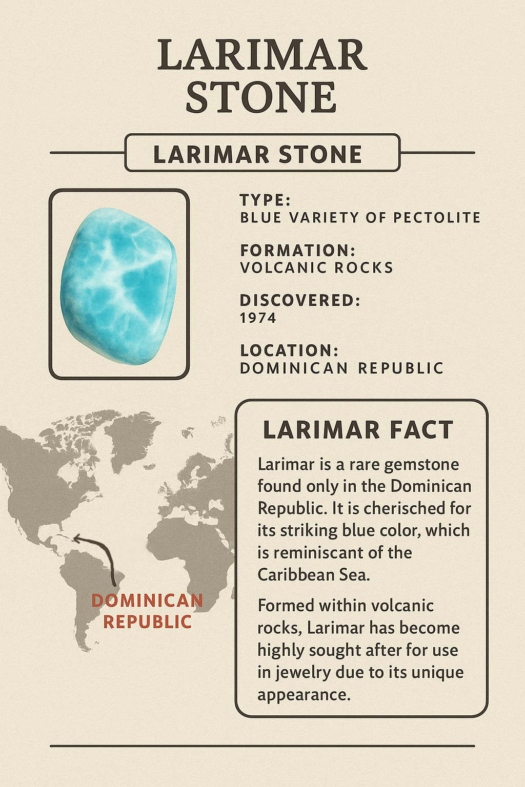 Larimar Pendant 925 Sterling Silver Caribbean Blue Natural Gemstone Jewelry