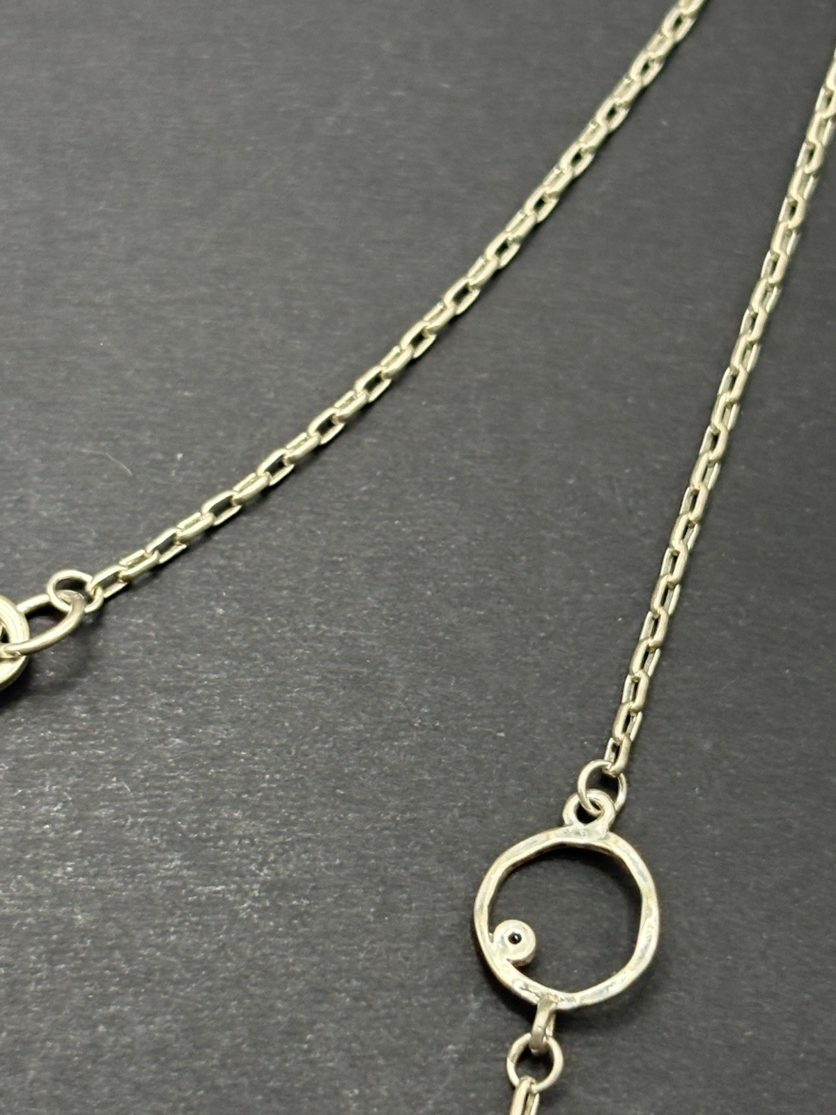 Silpada 34″ Sterling Silver Station Necklace 925 7 Grams G7