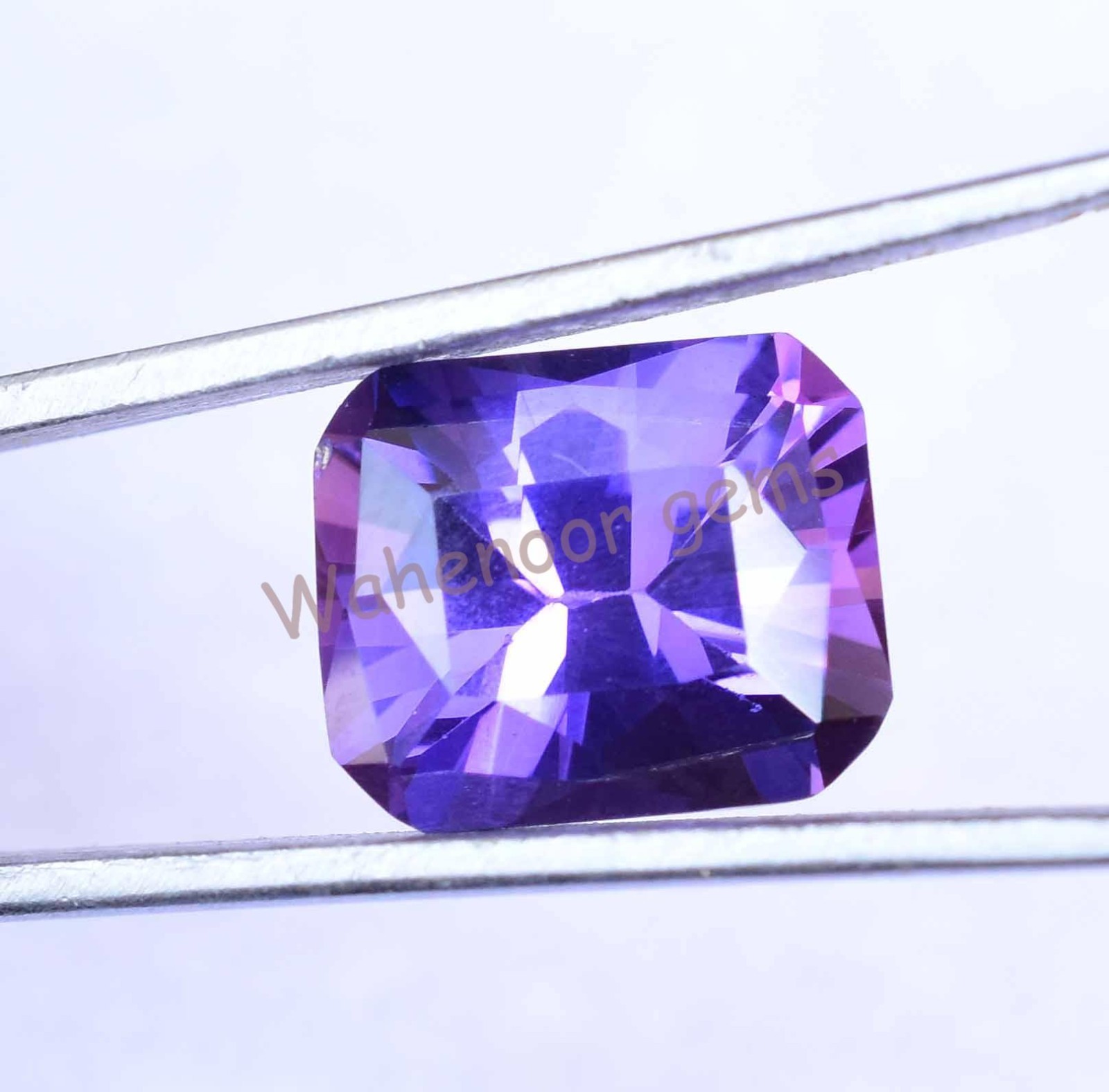 Natural 8.05 Ct Boysenberry Sapphire Emerald Master Cut AGL Certified Gemstone