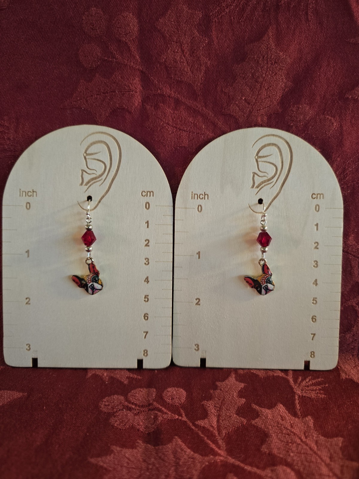 Charm Earrings 925 Sterling Silver Wire With Dogs & Cat Charms Check Them Out!
