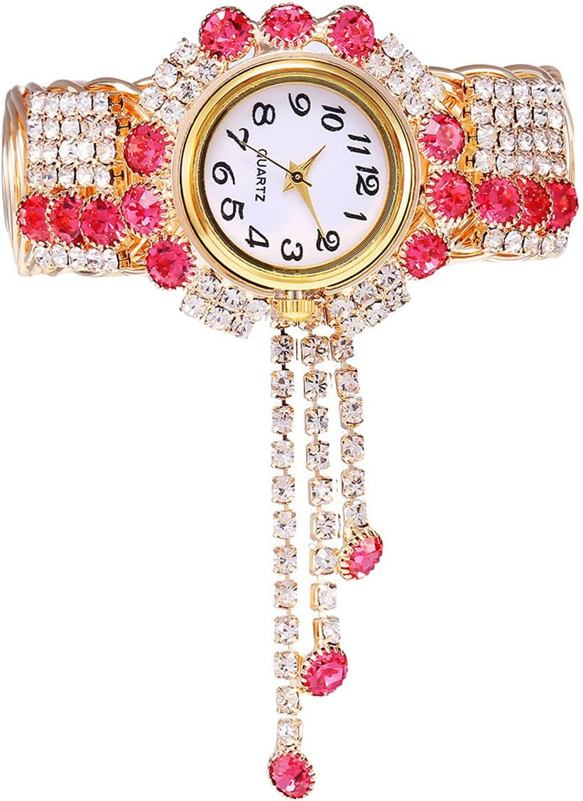 Wholesale Women Quartz Watches Alloy Steel Tassel Bracelet Fashion Ladies Bangle