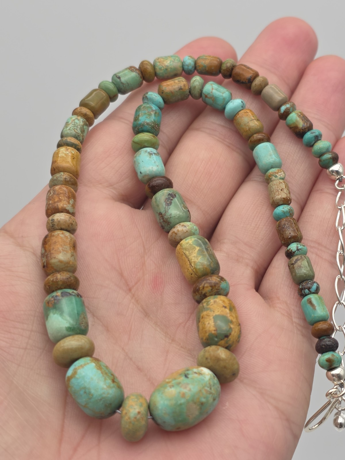 dtr jay king sterling silver 925 Multi Color Turquoise Necklace