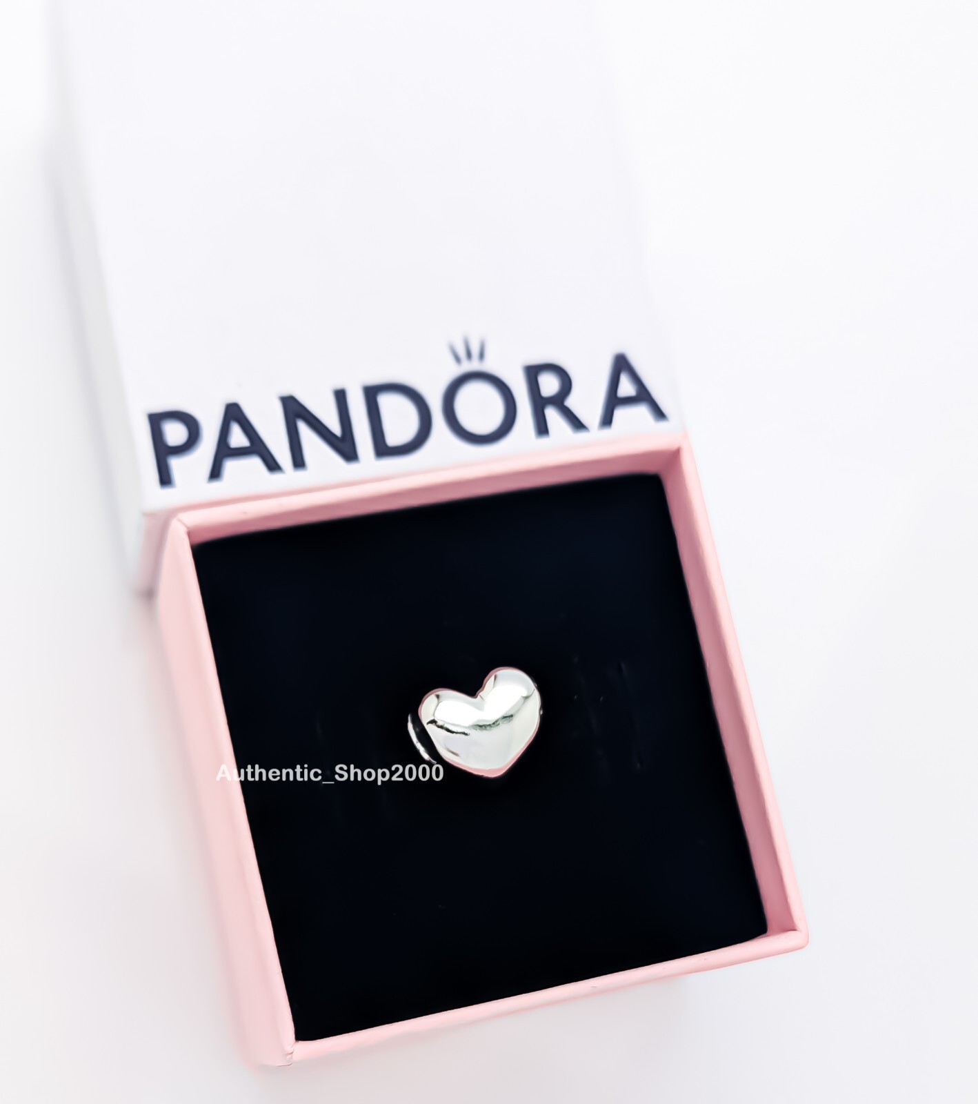 NEW 100% Authentic PANDORA Brand 925 Be Love Engravable Heart Charm 793439C00