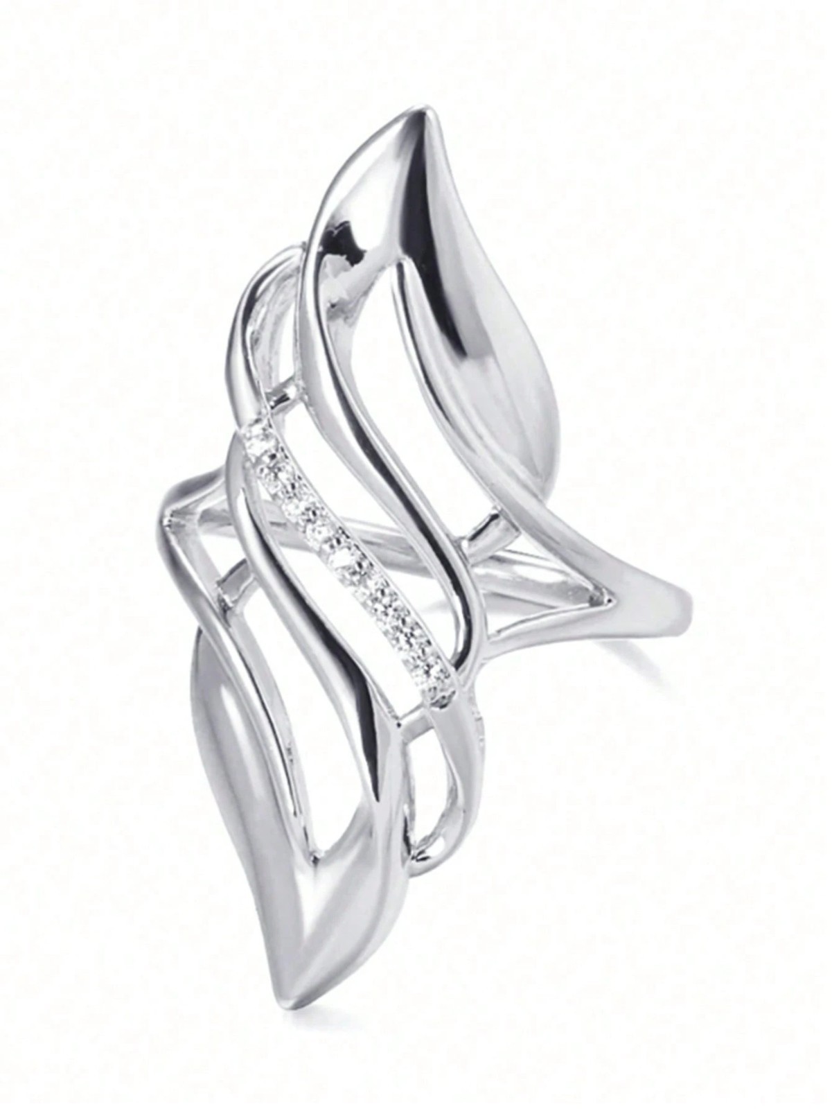 Elegant Cubic Zirconia Ring Round Cut Women’s Engagement CZ Ring Gift for Her US