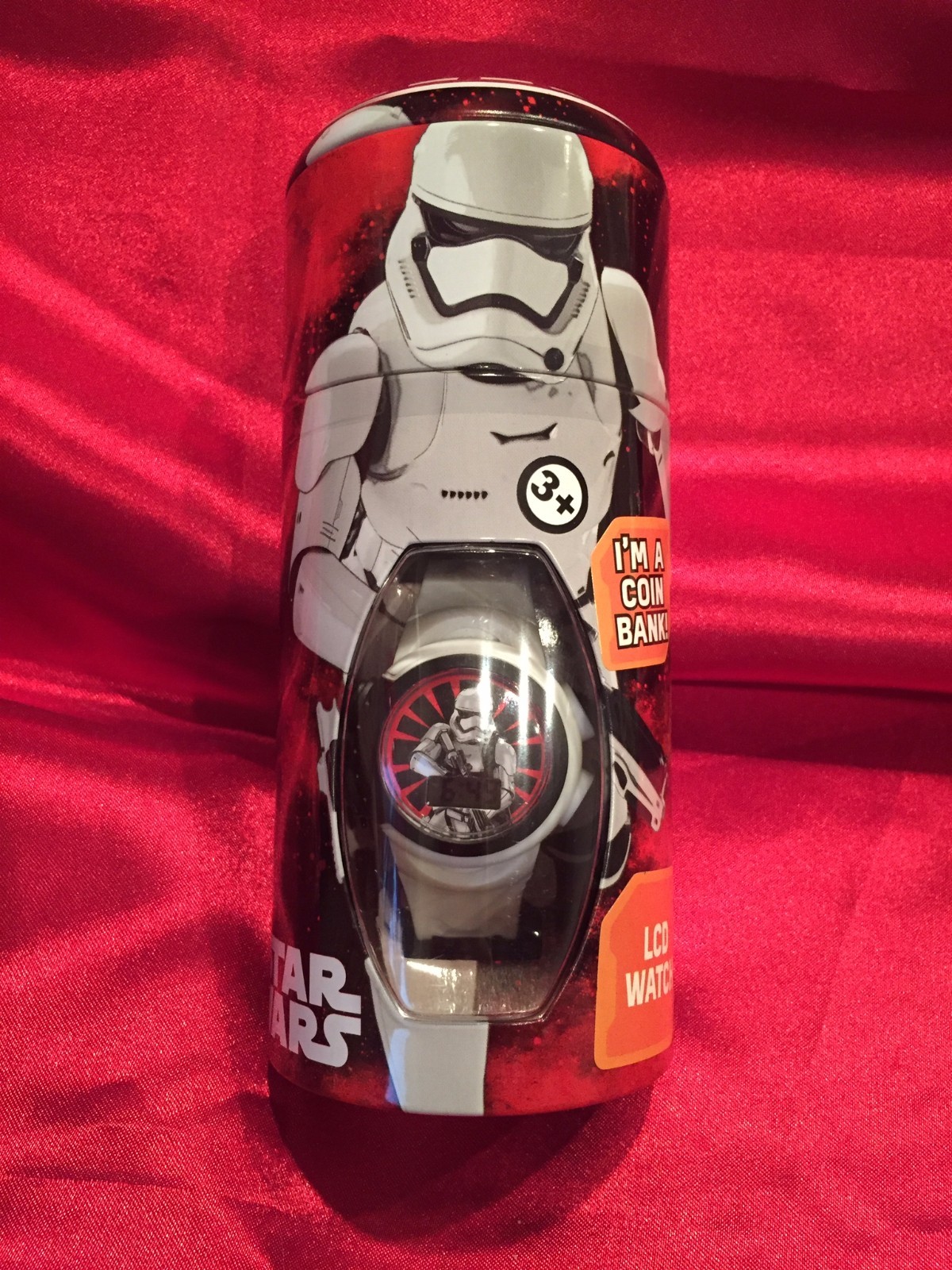 New Storm Trooper Collectible LCD Watch & Coin Bank – Star Wars – The Dark Side