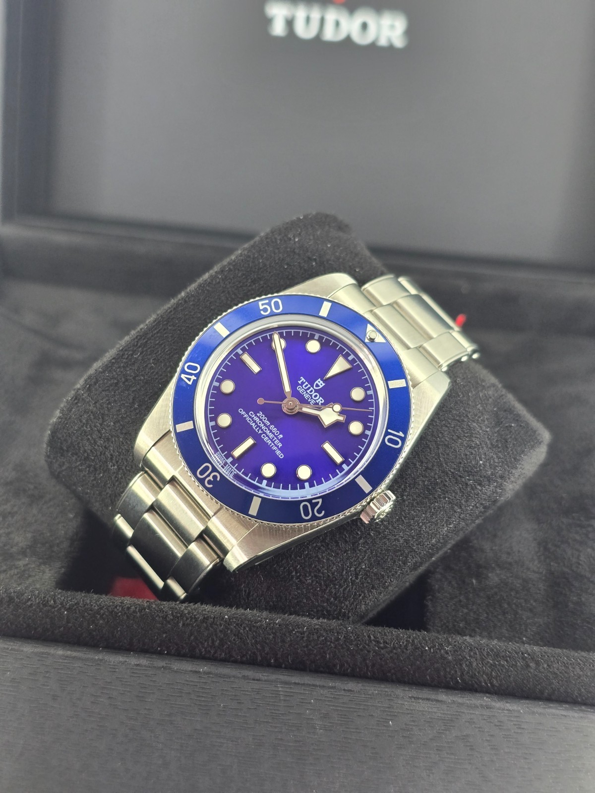 Tudor Black Bay 54 Blue Dial Watch Ref 79000B