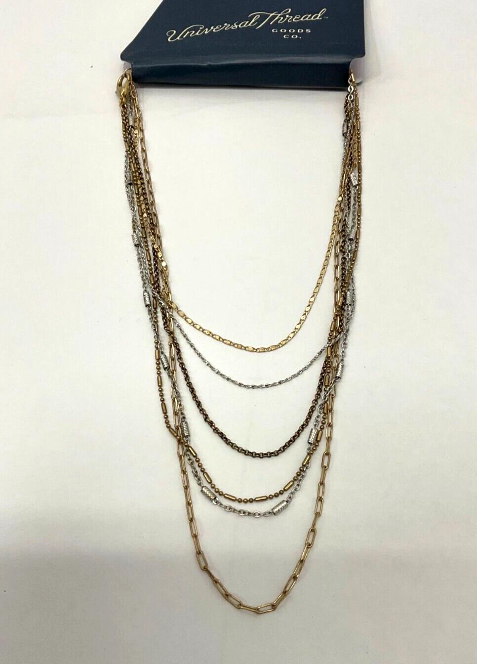 Mixed Delicate Chain Layered Necklace – Univeral Thread