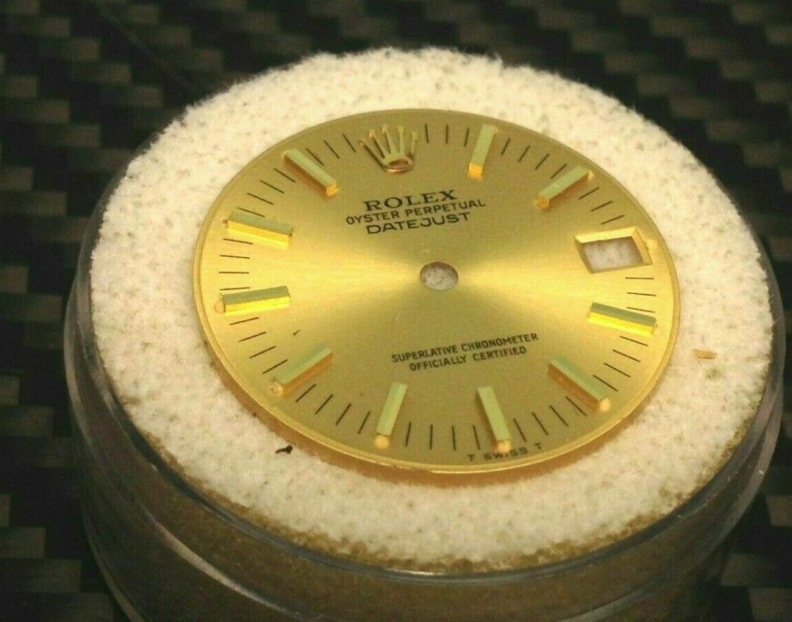 4 Ladies Rolex Oyster Perpetual Date Slate Blue, Gold, Champagne Watch Face