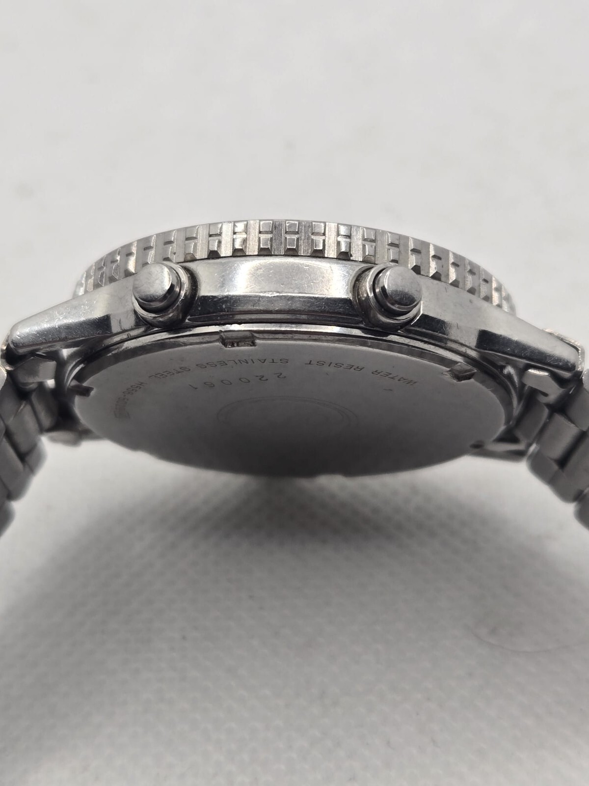 Vintage Seiko Mens Baby Arnie H556-5029 Quartz Stainless Steel Watch – Working