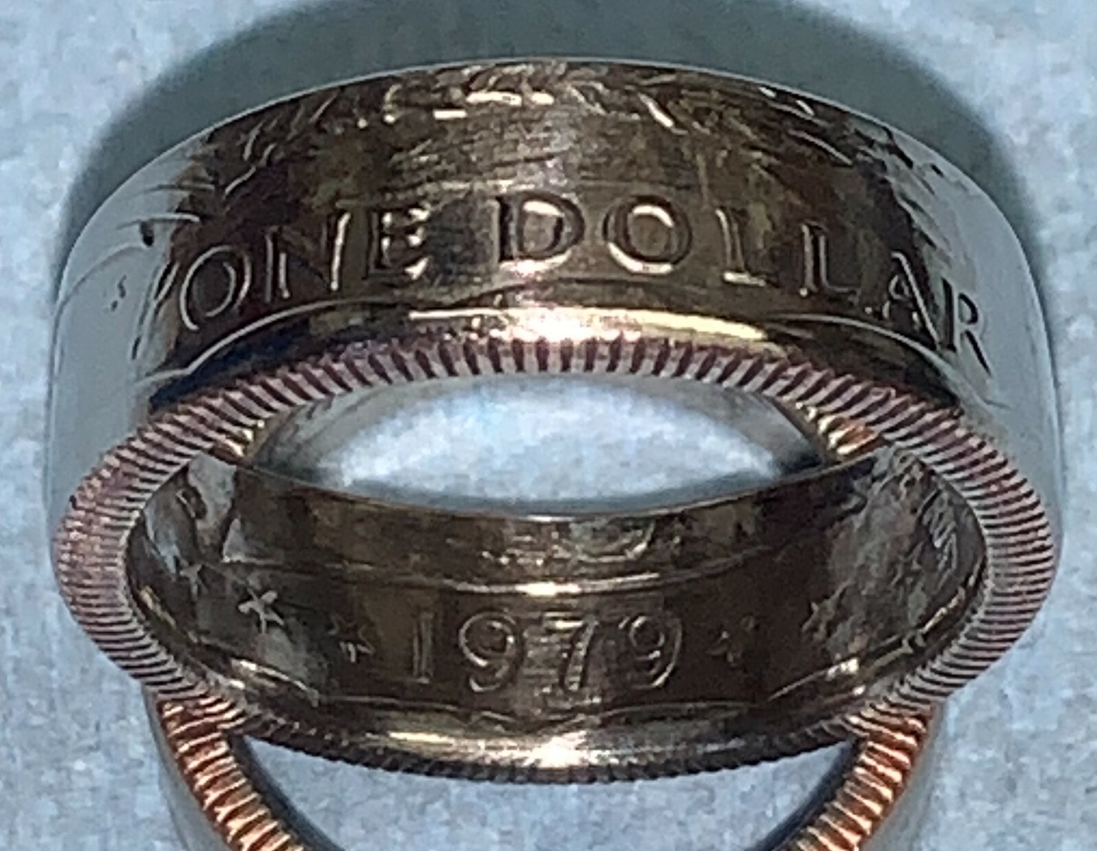Susan B Anthony Dollar Coin Ring,1979,1980,1981,1999, Size 6-15, Free S&H