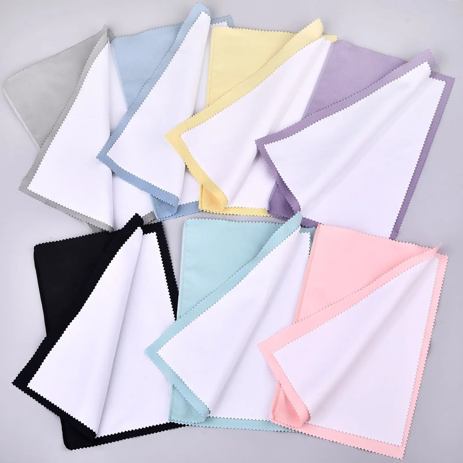 1Pc Large Polishing Cloth Cleaning Jewelry Gold Silver Cotton Jargod Wipe Wiping