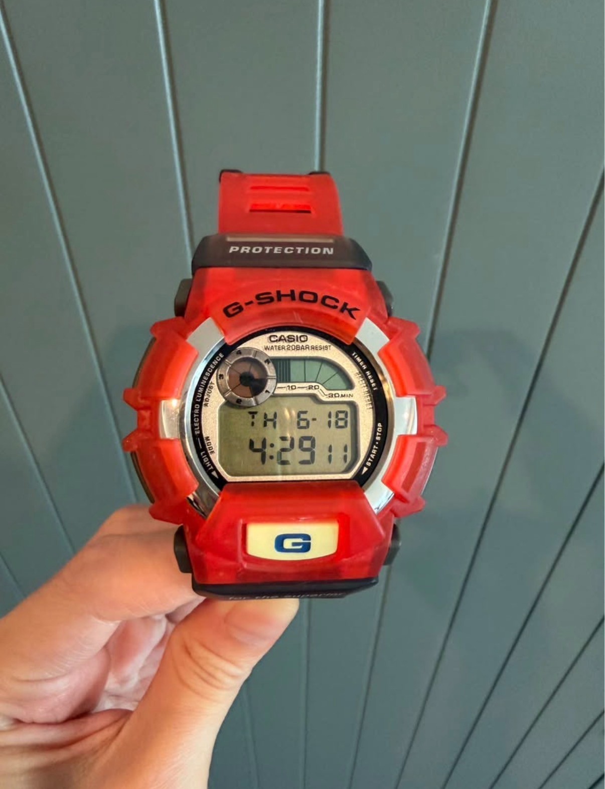 G-Shock World Cup France 98 Dw9500Wf Digital Quartz Men Casio Dw-9500Wf Vintage