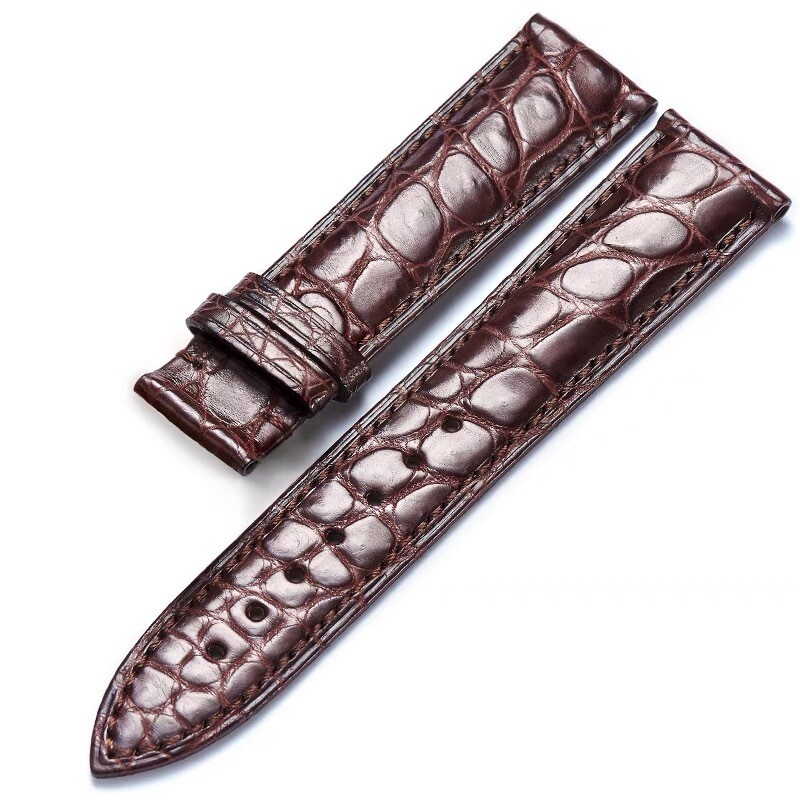 Crocodile Leather Strap High-grade Alligator Grain Genuine Leather Watch Band
