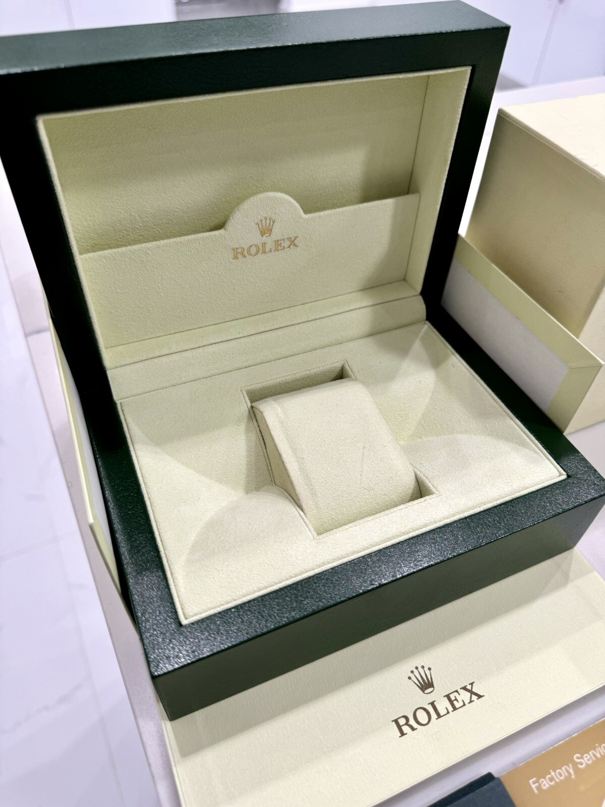 Authentic NEW STYLE ROLEX Explorer II 216570 Watch Box COMPLETE SET 2012-2015
