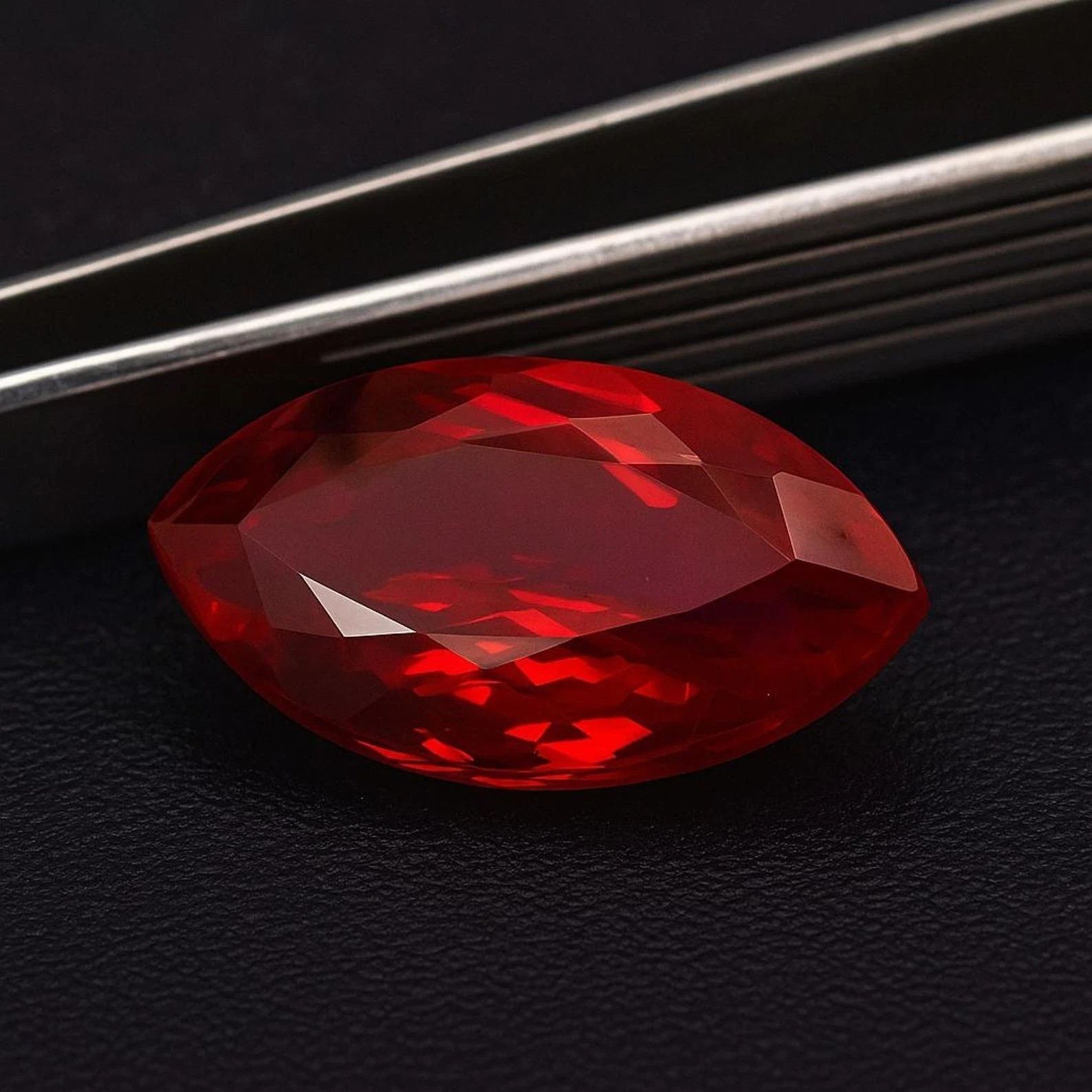 Natural Ruby 22 Ct Marquise Cut Red Certified Loose Gemstone