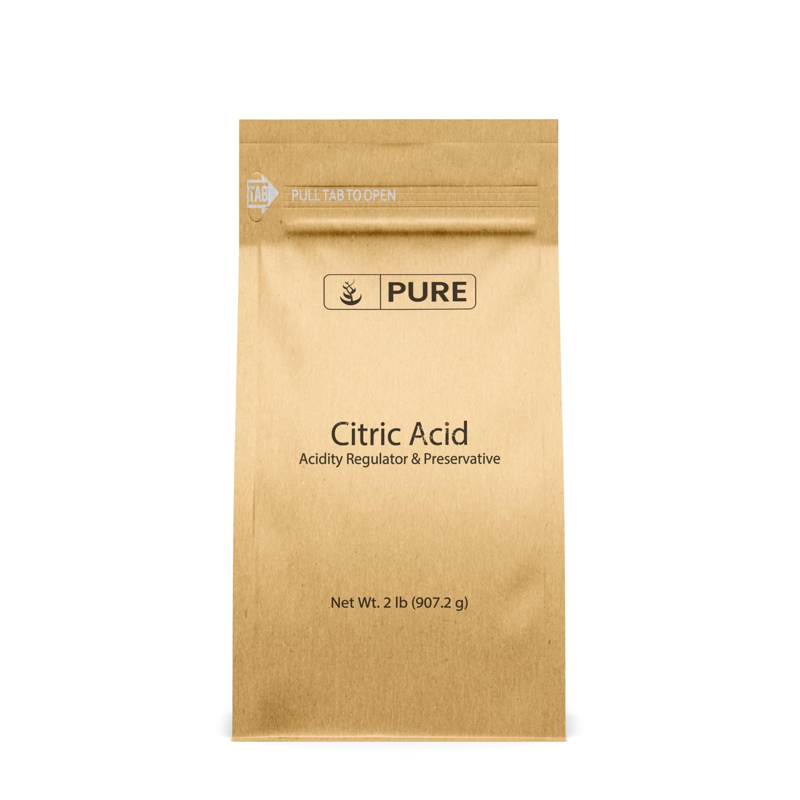 PURE ORIGINAL INGREDIENTS Citric Acid 2 Pound, White Crystalline Powder