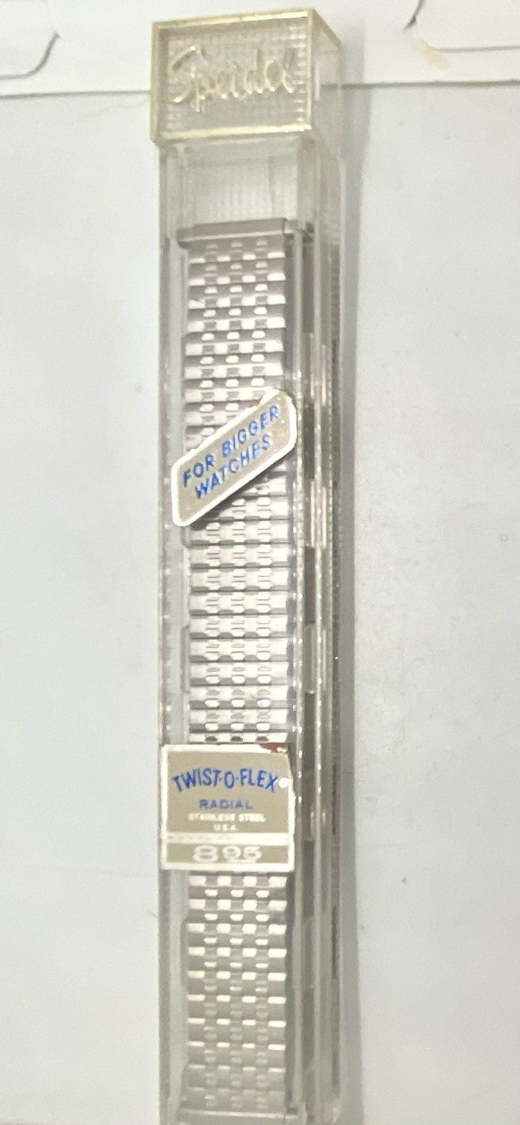 NOS SPEIDEL USA Twist-O-Flex RADIAL Silver Expansion Band 17-22mm Lugs – 5-7/8”L