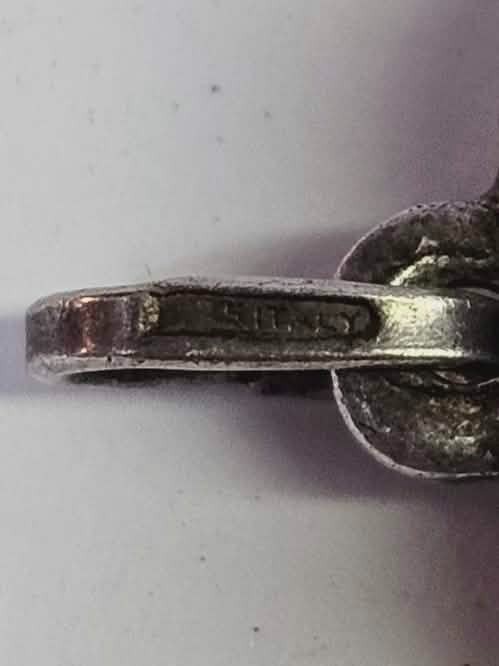 vtg 925 Sterling Silver Italy Charm/ Pendant Heart Small- S10
